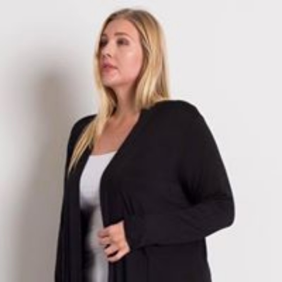 SWEET LINDSEY BLACK CARDIGAN - Picture 1 of 1